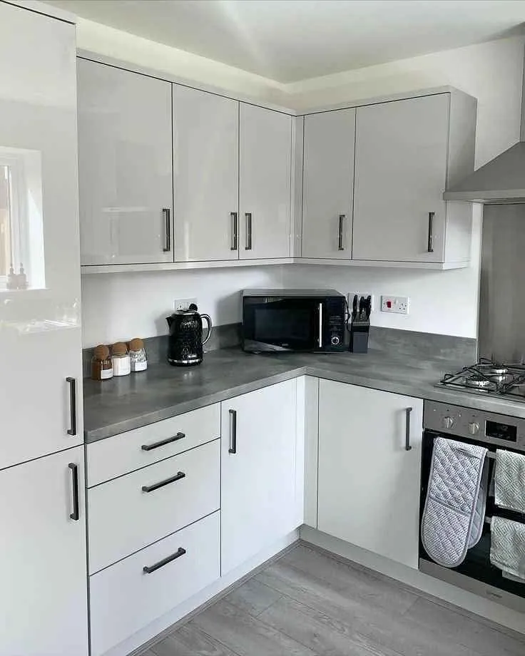 Cocina moderna acabados minimalistas
