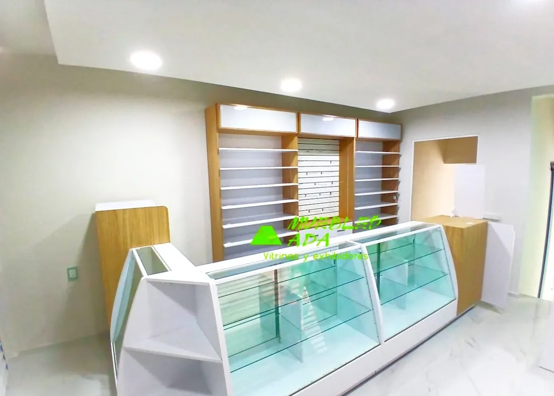 Vitrinas mostrador para farmacia