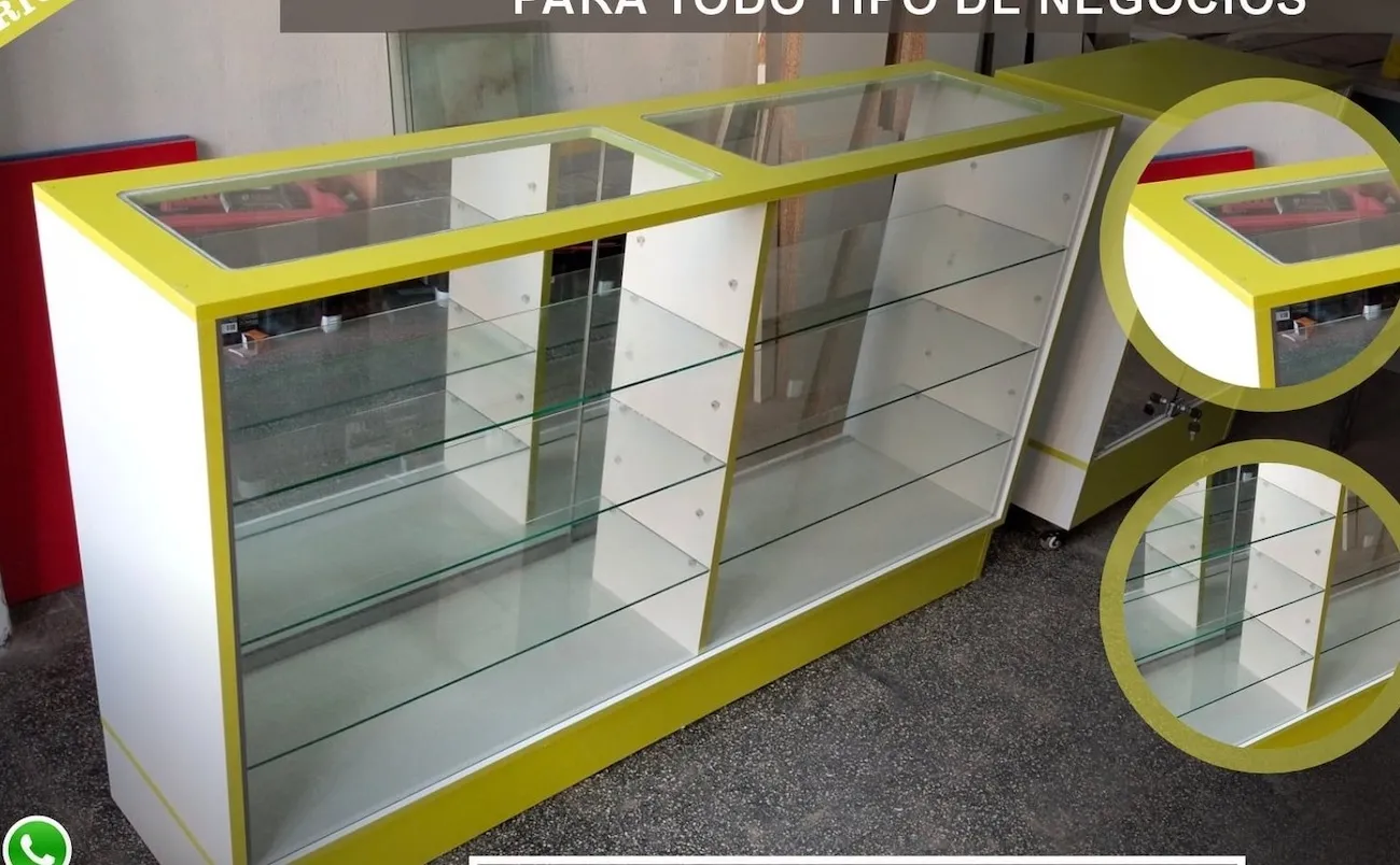 Vitrinas para farmacia diseño 00