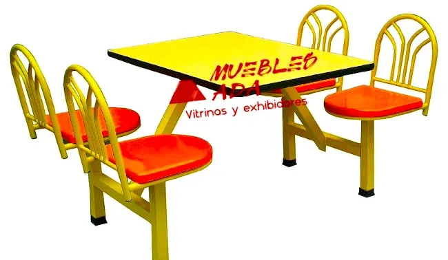 Muebles para comida rápida, panaderías y restaurantes